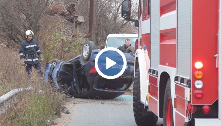 Иван Османлиев оказал първа помощ на шофьорката, която имала порезна рана на ръката