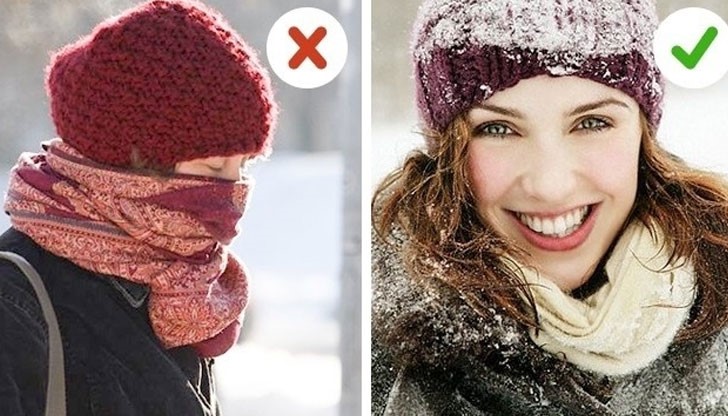 Спрете да покривате носа и устата си с шалове Спрете да покривате носа и устата си с шалове