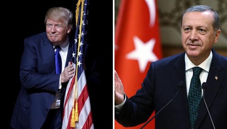 Турският президент се обади по телефона на новоизбрания президент на САЩ