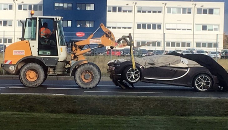 От Bugatti съобщиха, че инцидентът е станала по вина на водача От Bugatti съобщиха, че инцидентът е станала по вина на водача