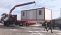 Фургони за семействата, които останаха без домове в Хитрино