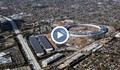 Новата сграда на Apple прилича на сребърна летяща чиния