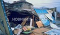 Ураганен вятър в Сливен отнесе покриви