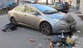 Жена хвърли боклука си от 6-ия етаж и потроши нова кола