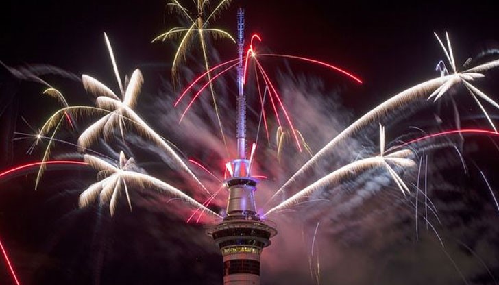 Окланд е първият град в света, който приветства 2017 година