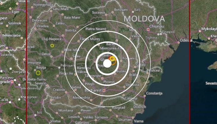 Земетресението е регистрирано с магнитуд 3,4 по скалата на Рихтер Земетресението е регистрирано с магнитуд 3,4 по скалата на Рихтер