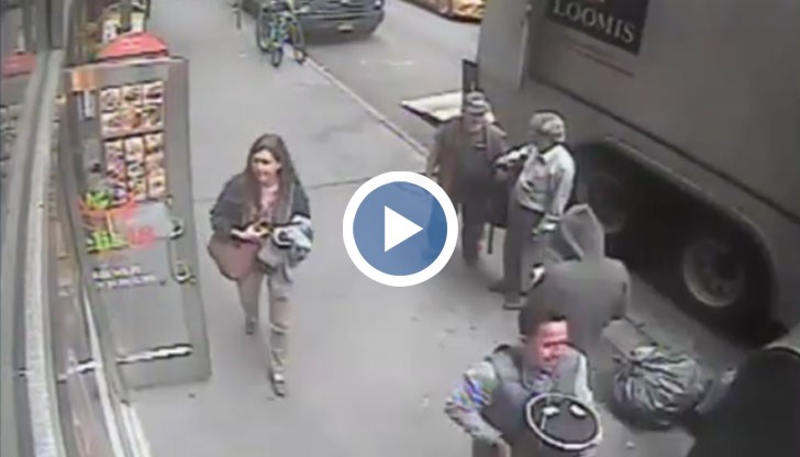 Видео показва една невероятна кражба
