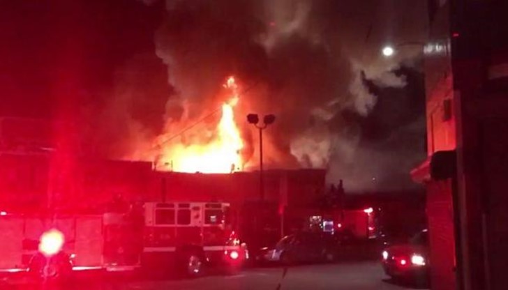 Огънят е избухнал в петък през нощта по време на концерт