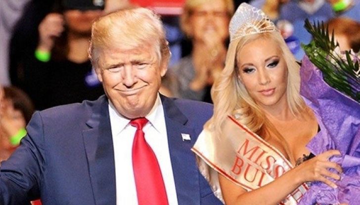 Единствената моделка, станала Мис Вселена България 2013 и Мис Свят България става все по-близка с новия президент на САЩ