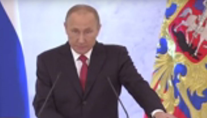 Това заяви руският президент Владимир Путин в обръщението си към Федералното събрание