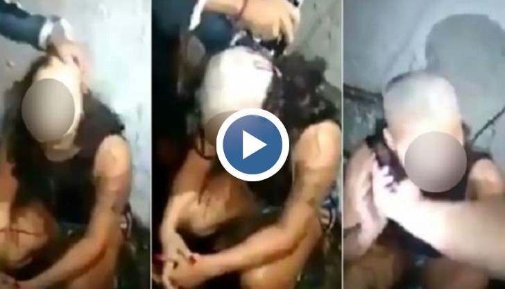 Гангстер подложи приятелката си на жестоко унижение