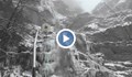 Най-високият водопад в Европа замръзна