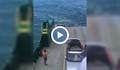 Джип падна от ферибот пред очите на собствениците си