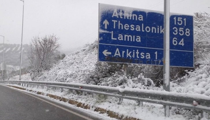 Антициклонът „Ариадна“ донесе от Сибир в Гърция сняг, студ и невиждан мраз на по-голямата част от Гърция