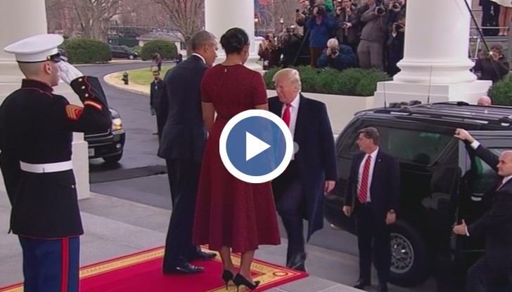 Доналд Тръмп и първата дама Мелания пристигнаха в Белия дом