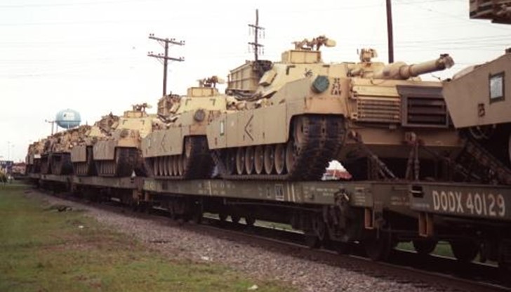 По-голямата част от танковете ще бъдат транспортирани с влакове