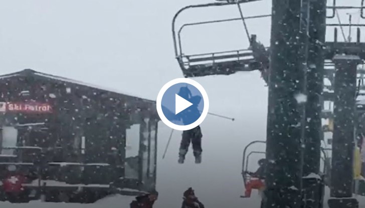 Да не падне директно на земята го е спасила раницата на гърба му