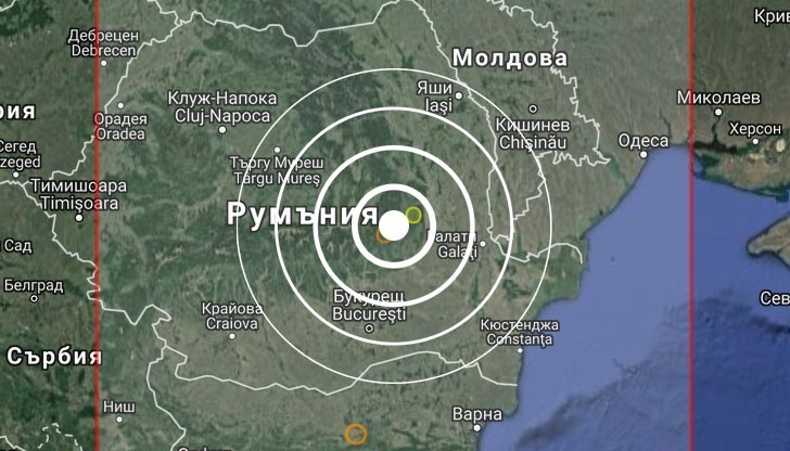 Трусът е с магнитуд 3.0 по скалата на Рихтер Трусът е с магнитуд 3.0 по скалата на Рихтер