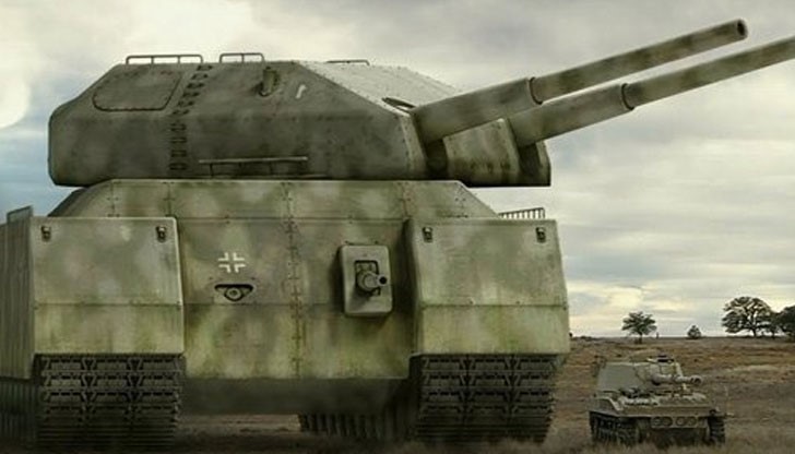 Хитлер е бил на път да създаде 100-тонно чудовищно оръжие, с което да гази руската бронирана техника