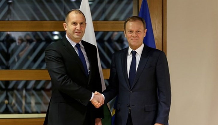 Румен Радев е на първата си работна визита в чужбина след встъпването си в длъжност като държавен глава