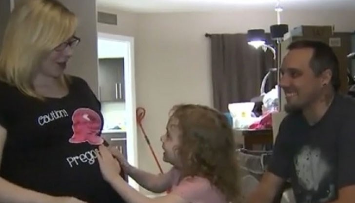 Кайли кара бременност, която се случва веднъж на 700 000