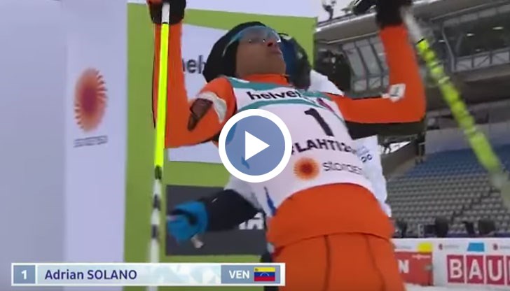 Венецуелецът се качва за първи път на ски