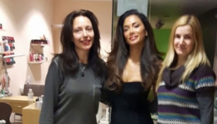 Певицата и съдия в шоуто X-factor пристигна в българската столица в края на миналата седмица