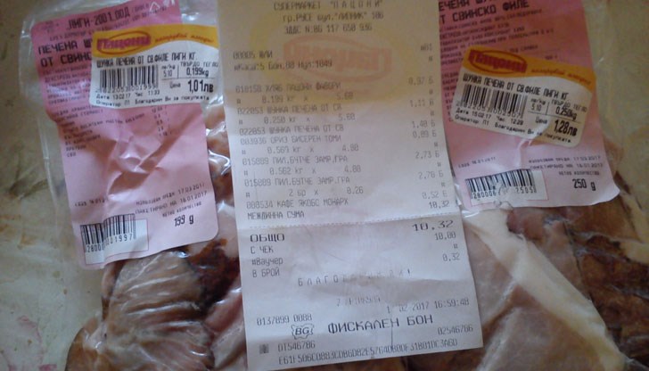 Цените върху етикетите са различни от тези на касовите бележки