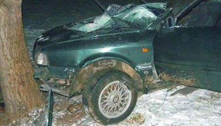 Според полицията причината за инцидента е движение с несъобразена скорост със заледената настилка / Снимката е илюстративна