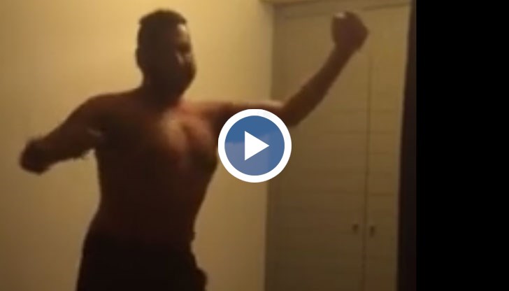 Азис танцува кючек по боксерки