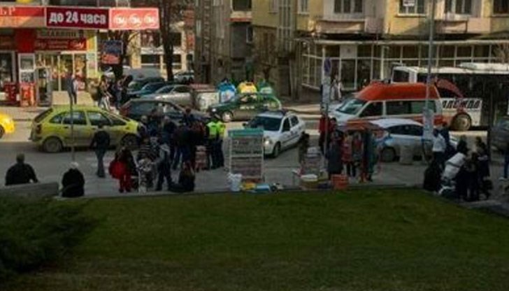 Инцидентът стана около 15,30 часа в центъра на Велико Търново