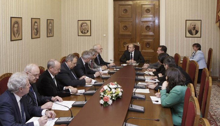 Работната среща бе проведена вчера в Президентството Работната среща бе проведена вчера в Президентството
