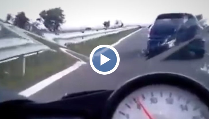 Тунингована до неузнаваемост „Астра” си устройва надпревара с Ямаха Ер1