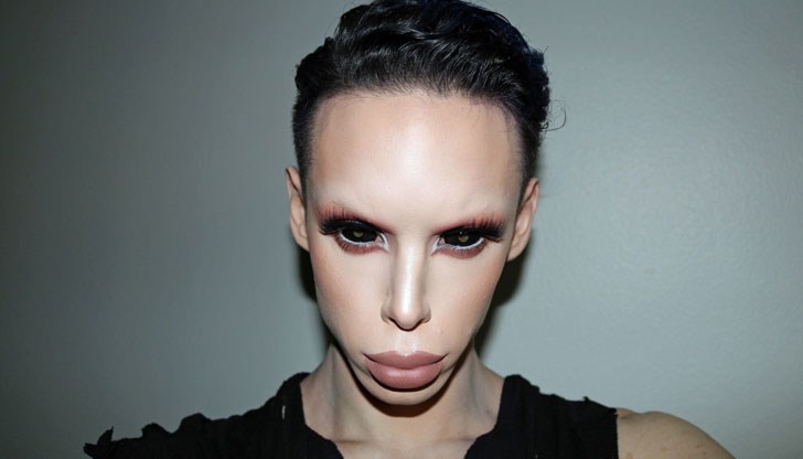 22-годишният гримьор Вини О иска да бъде хибрид - нито мъж, нито жена