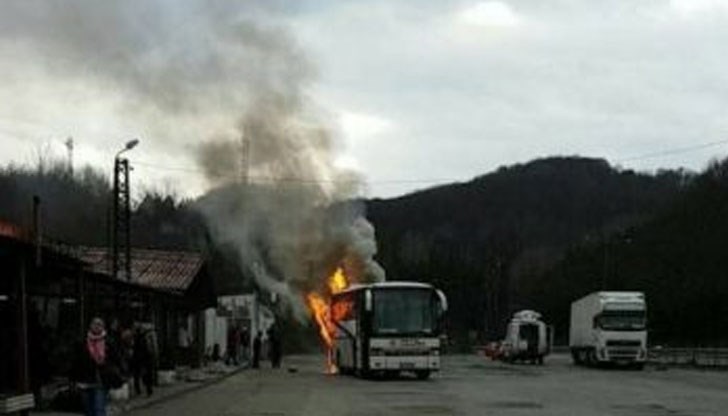В автобуса е имало 20 пътници, които не са пострадали