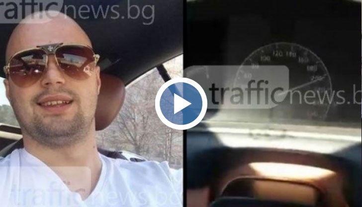 Денислав прави безумни изпреварвания и маневри с висока скорост