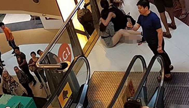 Момичето агонизира на пода, след като метал смъкна плътта от крака й