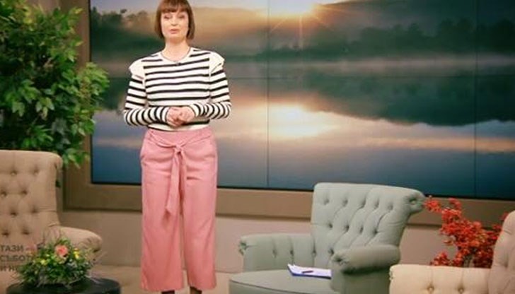 Допустимо е да се появиш така в ефир, ако си сграбчил нЕкви дрехи от гардероба по време на земетресение