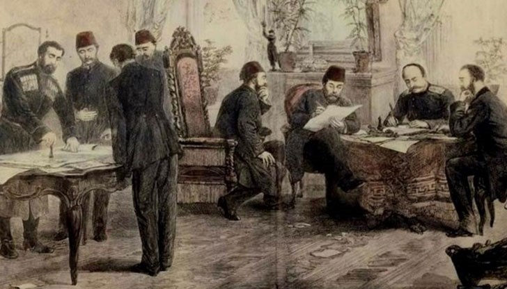 За да бъдат признати от Англия завоевания на братушките в Кавказ,   те избират за нас - малко васално княжество между Дунав и Стара  планина, вместо варианта на Австро-Унгария с излаз на Бяло море