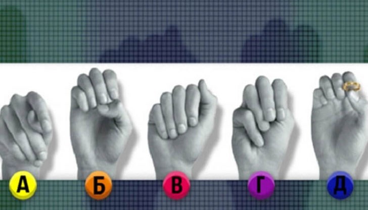 Изберете ръка и вижте що за човек сте Изберете ръка и вижте що за човек сте