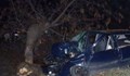 Шофьорка почина след сблъсък с дърво