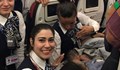 Стюардеси изродиха бебе по време на полет