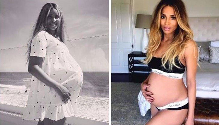 Певицата продължава да тренира усилено дори в 9-я месец от бременността си