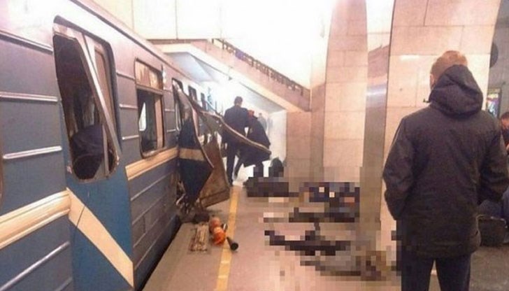 Във вагон на метрото в Санкт Петербург е намерена ръка на камикадзето с намотани по нея жици