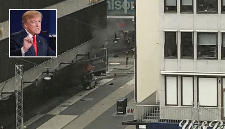 Тръмп беше осмян през февруари, след като заяви, че Швеция е претърпяла терористично нападение, без да има такова, но то все пак се случи