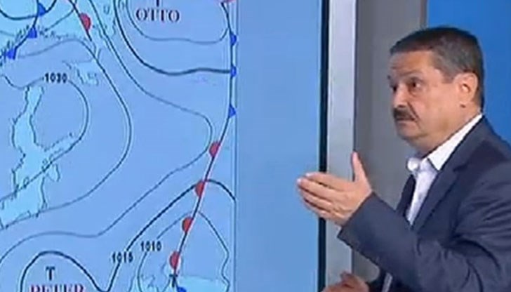 Сряда и четвъртък ще има интензивни валежи на цялата територия на страната, прогнозира климатолога Георги Рачев