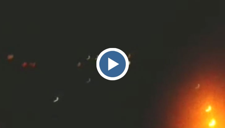 От силния тътен алармите на колите не спират да пищят