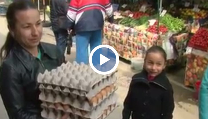 В момента хит на пазара са полските яйца, които са бели