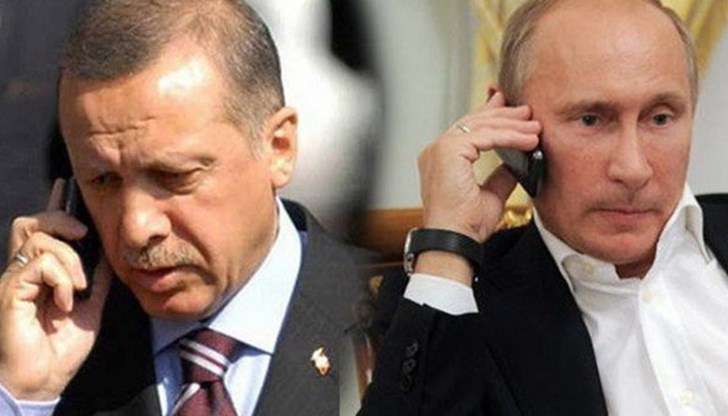 Руският лидер е изпратил на турския си колега поздравителна телеграма