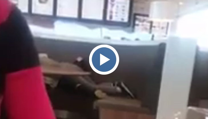 Сцената е шокирала посетителите на столичния търговски център